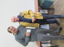 Pastor Paul Cox and Don Clarridge
